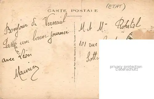 AK / Ansichtskarte Verneuil_Charente Hotel de Ville Verneuil Charente