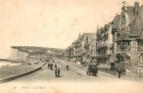 AK / Ansichtskarte Mers les Bains La Digue Mers les Bains
