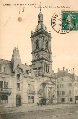 AK / Ansichtskarte Lure_Haute Saone Facade de l Eglise Lure Haute Saone
