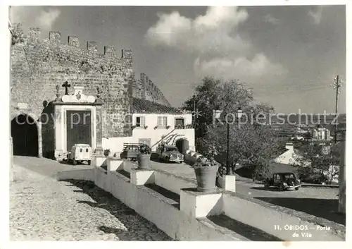 AK / Ansichtskarte Obidos Porta de Vila Obidos