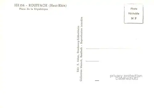 AK / Ansichtskarte Rouffach Place de la Republique Rouffach