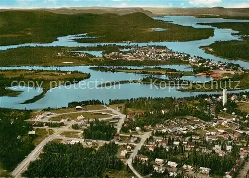 AK / Ansichtskarte Sorsele_samhaelle vid Vindelaelven 