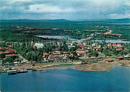 AK / Ansichtskarte Mora_Dalarnas_Lan beside Dalaelven Mora_Dalarnas_Lan