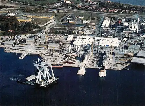 AK / Ansichtskarte Nyborg Flydekranen Svanen i Havn Nyborg