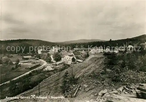 AK / Ansichtskarte Kongsberg Solwerk Anlegget i Saggrenda Kongsberg