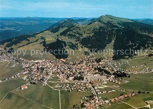 AK / Ansichtskarte Sainte_Croix_VD La Sagne et le Massif du Chasseron Vue aerienne Sainte_Croix_VD