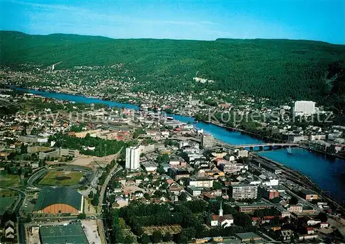 AK / Ansichtskarte Drammen Fliegeraufnahme Drammen