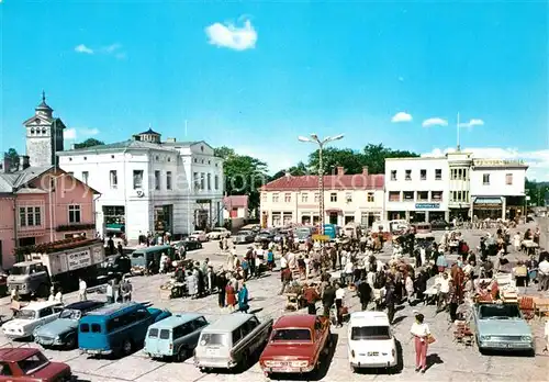 AK / Ansichtskarte Ekenaes_Tammisaari Radhustorget Raatihuaneentori 