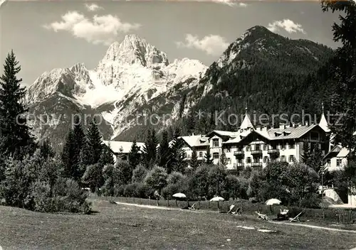 AK / Ansichtskarte Carbonin_Schluderbach Hotel Ploner Carbonin Schluderbach