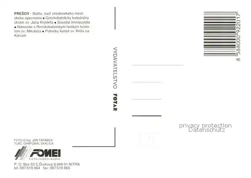 AK / Ansichtskarte Presov_Eperjes  Presov Eperjes