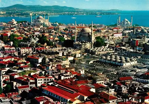 AK / Ansichtskarte Istanbul_Constantinopel Ayasofya Nuruosmaniye Sultanahmet e dogru Istanbul_Constantinopel