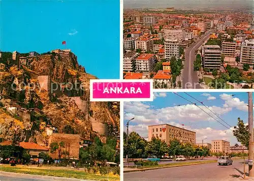 AK / Ansichtskarte Ankara Kalesi Burg Ankara
