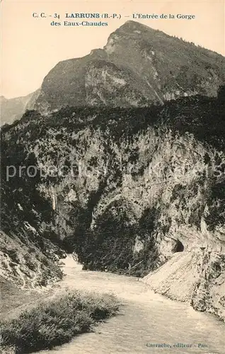 AK / Ansichtskarte Laruns Entree de la Gorge des Eaux Chaudes Laruns