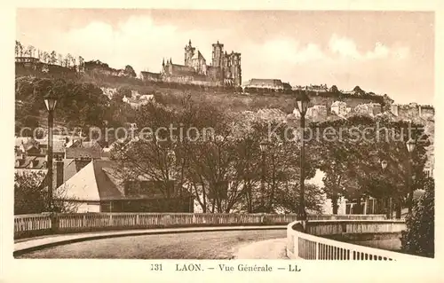 AK / Ansichtskarte Laon_Aisne Vue generale Laon_Aisne