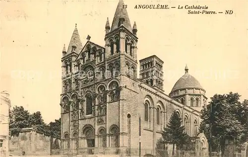 AK / Ansichtskarte Angouleme Cathedrale Saint Pierre Angouleme