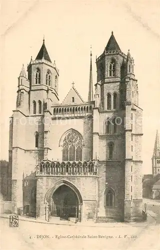 AK / Ansichtskarte Dijon_Cote_d_Or Eglise Cathedrale Saint Benigne Dijon_Cote_d_Or
