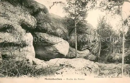AK / Ansichtskarte Malesherbes Roche du Poirier Malesherbes