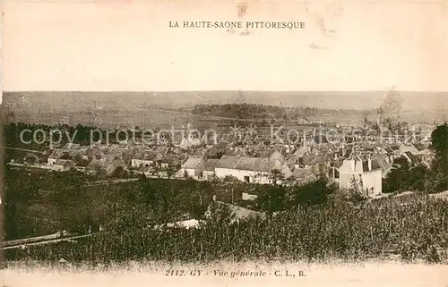 AK / Ansichtskarte Gy_Haute Saone Vue generale Gy_Haute Saone