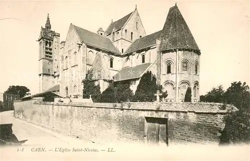 AK / Ansichtskarte Caen Eglise Saint Nicolas Caen