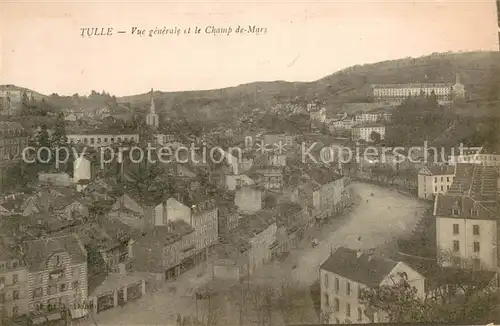 AK / Ansichtskarte Tulle_Correze Vue generale et le Champ de Mars Tulle_Correze