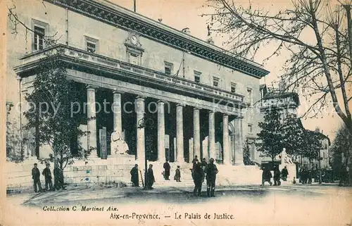 AK / Ansichtskarte Aix en Provence Le Palais de Justice Aix en Provence