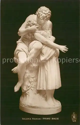 AK / Ansichtskarte Skulpturen Galleria Andreon Primo Bacio 