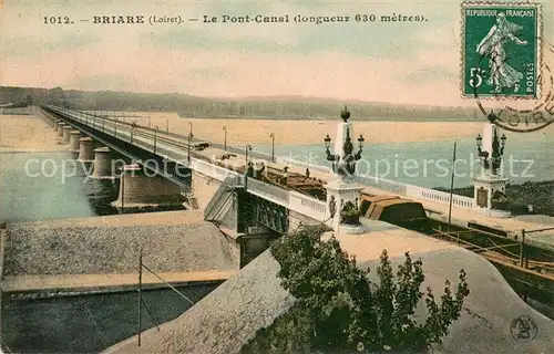 AK / Ansichtskarte Briare Le Pont Canal Conguer Briare