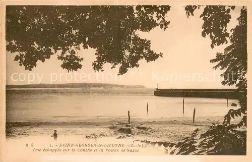 AK / Ansichtskarte Saint Georges de Didonne Une echappee sur la Conche et la Pointe de Suzac Saint Georges de Didonne