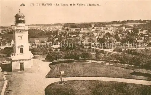 AK / Ansichtskarte Le_Havre Le Phare et le Vallen d Ignauval Le_Havre