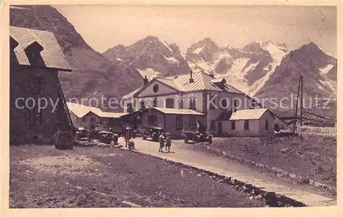 AK / Ansichtskarte Col_du_Lautaret Hotel des Glaciers et la Meije Col_du_Lautaret