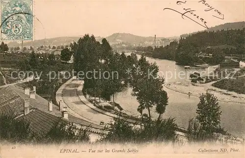 AK / Ansichtskarte Epinal_Vosges Vue sur les Grands Sables Epinal Vosges