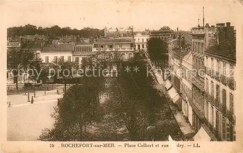 AK / Ansichtskarte Rochefort_sur_Mer Place Colbert et rue Landry Rochefort_sur_Mer