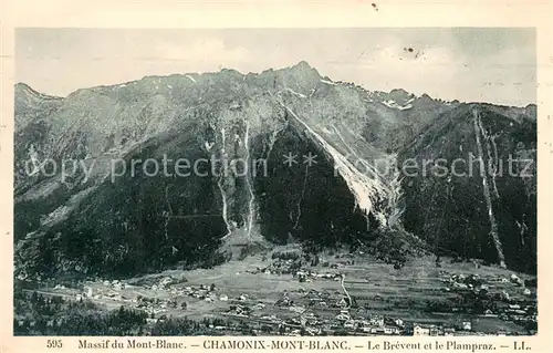 AK / Ansichtskarte Chamonix Massif du Mont Blanc Le Brevent et le Plampraz Chamonix
