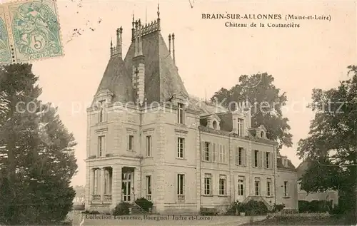 AK / Ansichtskarte Brain sur Allonnes Chateau de la Coutanciere Brain sur Allonnes
