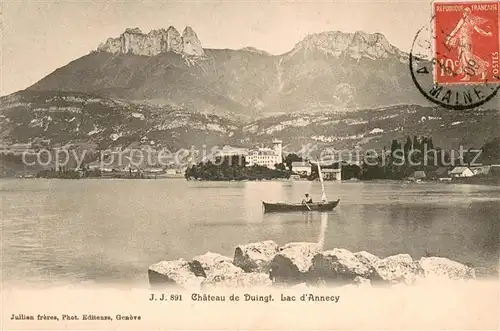 AK / Ansichtskarte Annecy_Haute Savoie Chateau de Duingt Lac d Annecy Annecy Haute Savoie