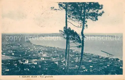 AK / Ansichtskarte Golfe Juan Vue generale Golfe Juan