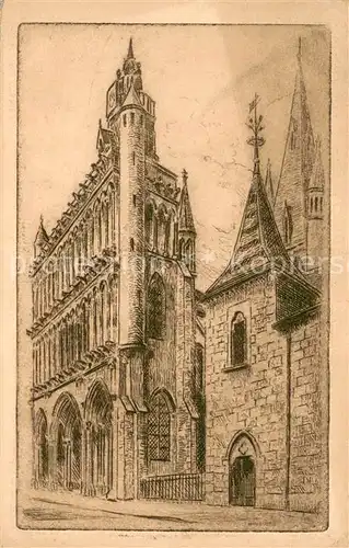AK / Ansichtskarte Dijon_Cote_d_Or Cathedrale Dijon_Cote_d_Or