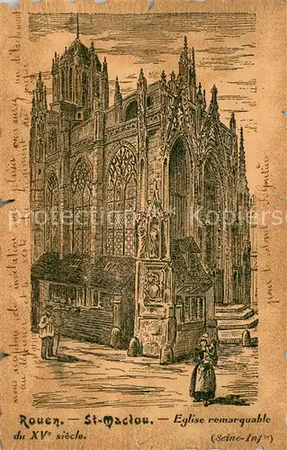 AK / Ansichtskarte Rouen St Maclou Eglise remarquable Rouen