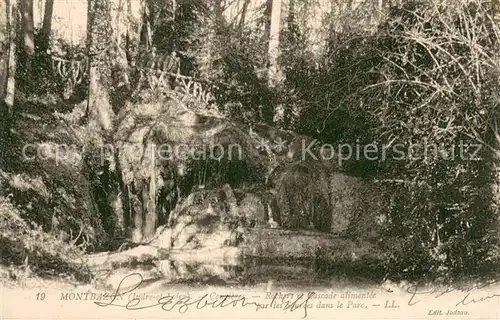AK / Ansichtskarte Montbazon Rochers et Cascade alimentee par les Sources dans le Parc Montbazon