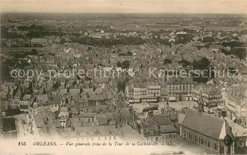 AK / Ansichtskarte Orleans_Loiret Vue generale prise de la Tour de la Cathedrale Orleans_Loiret