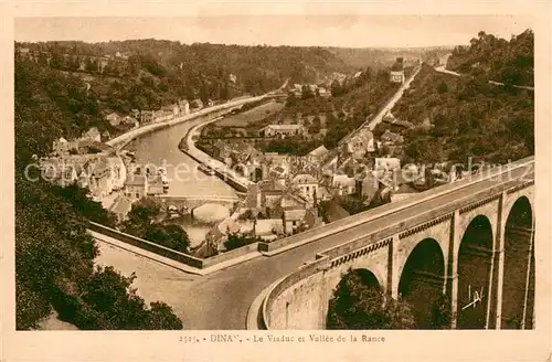 AK / Ansichtskarte Dinan Le Viaduc et Vallee de la Rance Dinan