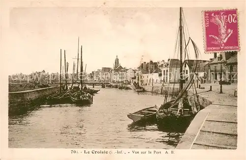 AK / Ansichtskarte Le_Croisic Vue sur le Port Le_Croisic