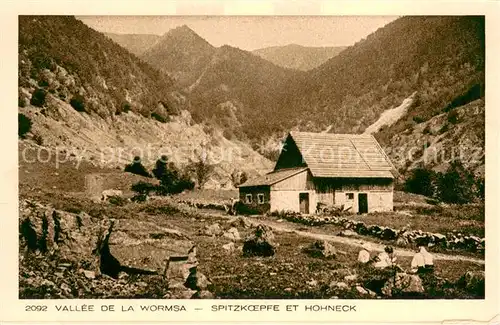 AK / Ansichtskarte Hohneck Vallee de la Wormsa Spitzkoepfe et Hohneck Hohneck