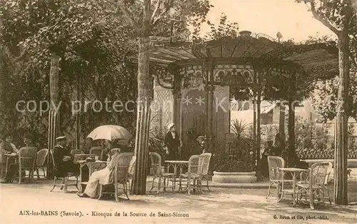 AK / Ansichtskarte Aix les Bains Kiosque de la Source de Saint Simon Aix les Bains