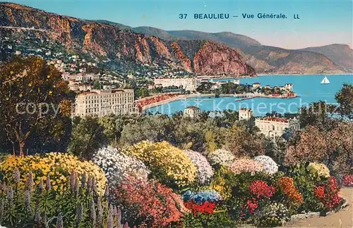 AK / Ansichtskarte Beaulieu sur Mer Panorama Beaulieu sur Mer