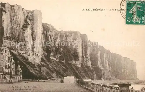 AK / Ansichtskarte Le_Treport Les Falaises Steilkueste Le_Treport