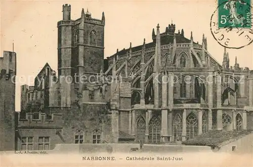 AK / Ansichtskarte Narbonne_Aude Cathedrale Saint Just Narbonne Aude