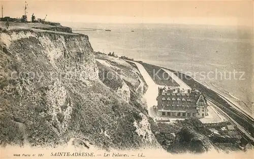 AK / Ansichtskarte Sainte Adresse Les falaises et la mer Sainte Adresse