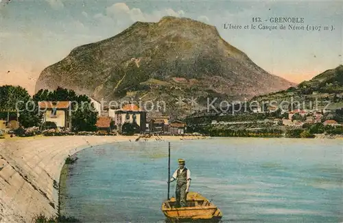 AK / Ansichtskarte Grenoble L Isere et le Casque de Neron Grenoble