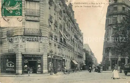 AK / Ansichtskarte Passy_Paris Rue de la Pompe prise de l Avenue Victor Hugo Passy Paris